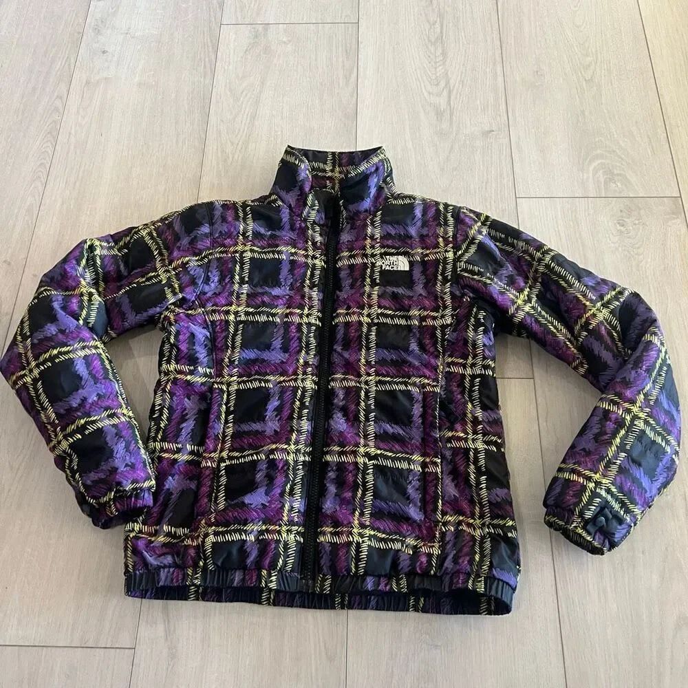 The North Face Lightweight Flannel Puffer Jacket Size xs